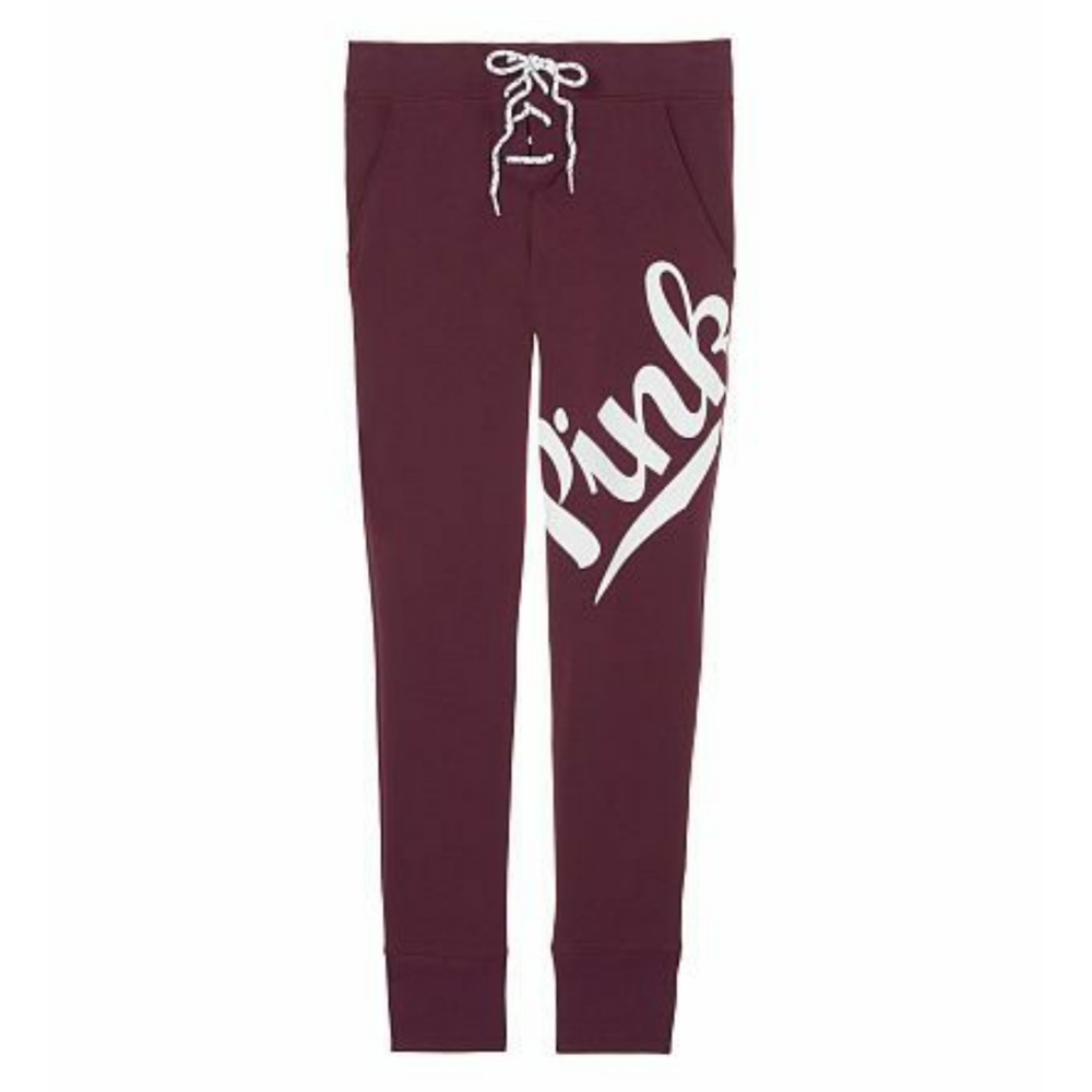 PINK Victoria's Secret Lace Up Joggers